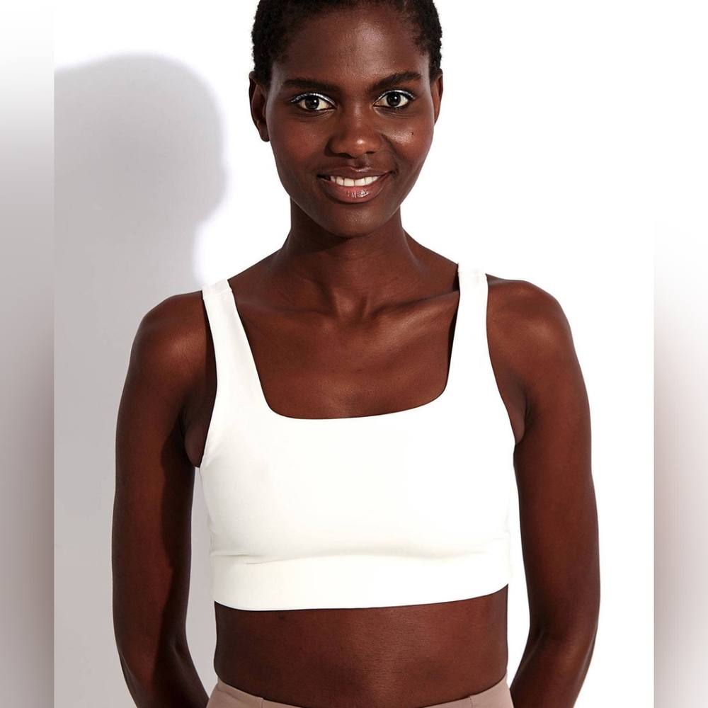 Girlfriend Collective Tommy Bra Ivory